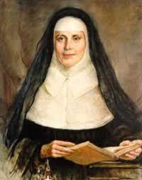 Portrait of Saint Mary MacKillop holding an open book, representing faith, education, service and the Josephite charism that inspires the St Joseph’s Primary School community