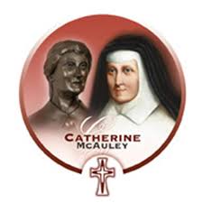 Portrait medallion of Catherine McAuley, founder of the Sisters of Mercy, representing the mercy charism that guides the school’s faith values and community life